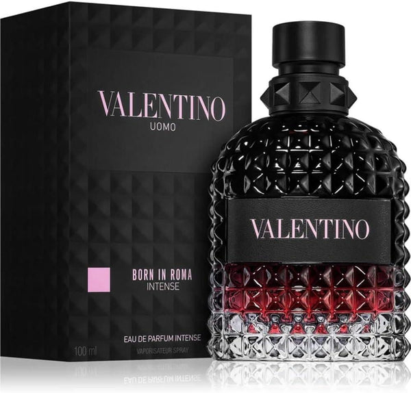 VALENTINO UOMO BORN IN ROMA INTENSE EAU DE PARFUM SPRAY 3.4 Oz / 100 ml NEW