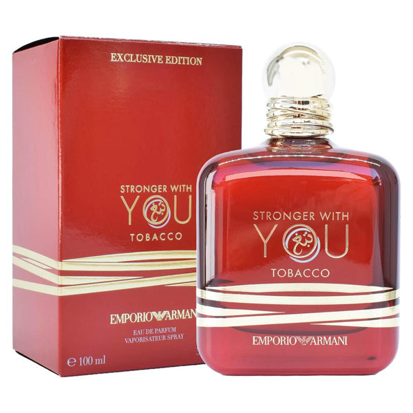 Giorgio Armani Stronger With You Tobacco Eau de Parfum 3.3 OZ / 100 ML Unisex Fragrance