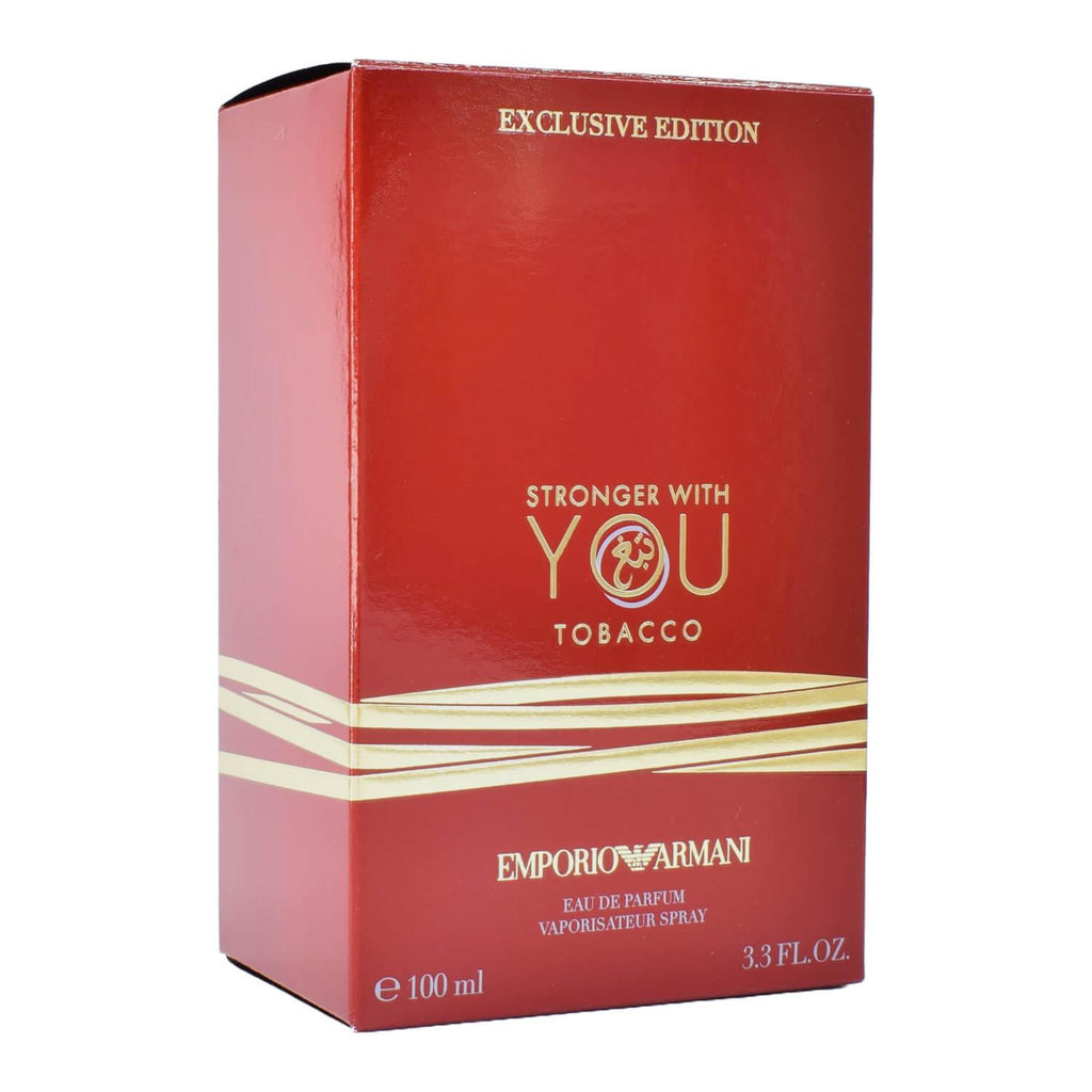 Giorgio Armani Stronger With You Tobacco Eau de Parfum 3.3 OZ / 100 ML Unisex Fragrance