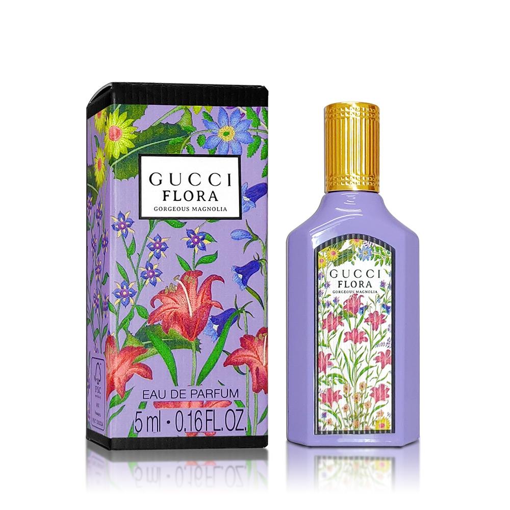 Gucci Flora Gorgeous Magnolia Eau de Parfum Sample 5 ML / 0.16 OZ – With Box