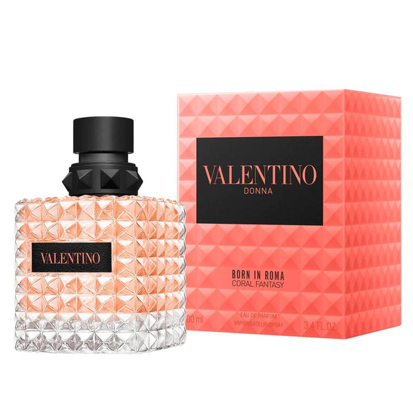 Valentino Donna BORN IN ROMA Coral FANTASY EDP 3.4 oz 100ml *SEALED* New SPRAY