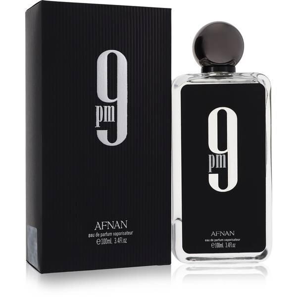 Afnan 9 PM Black Eau de Parfum for Men 3.4 FL OZ / 100 ML Long-Lasting Fragrance Spray