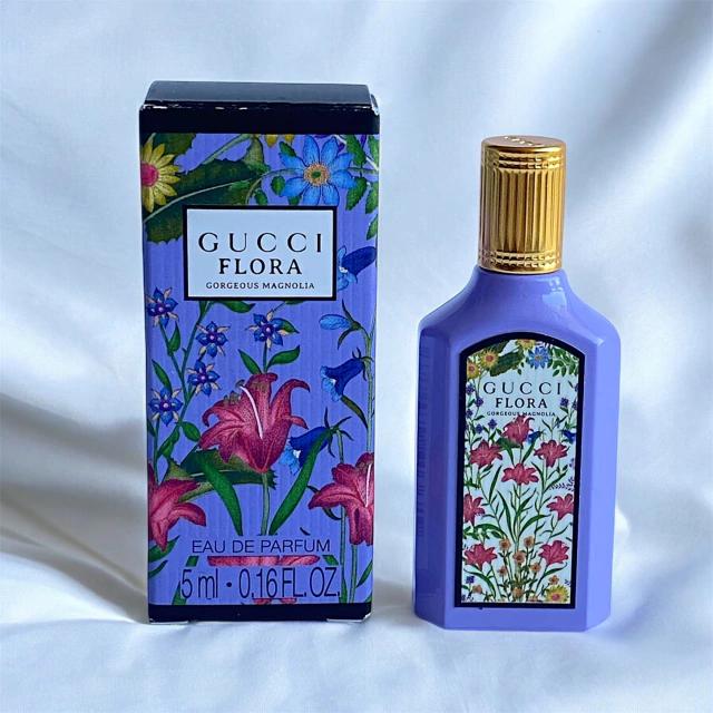 Gucci Flora Gorgeous Magnolia Eau de Parfum Sample 5 ML / 0.16 OZ – With Box