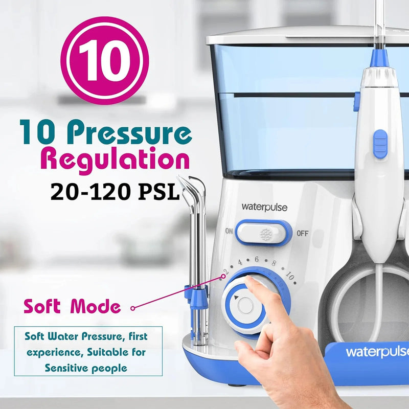Electric Water Flosser Oral Irrigator 800ML Water Tank with 5 Nozzles | Professional Dental Teeth Cleaner & Gum Care