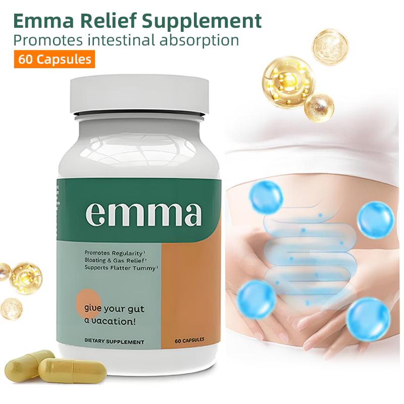Emma Relief Daily Digestive Supplement 60 Capsules – Gut Health, Bloating & Digestive Support
