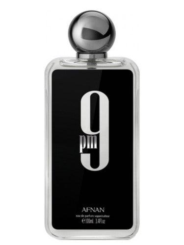 Afnan 9 PM Black Eau de Parfum for Men 3.4 FL OZ / 100 ML Long-Lasting Fragrance Spray