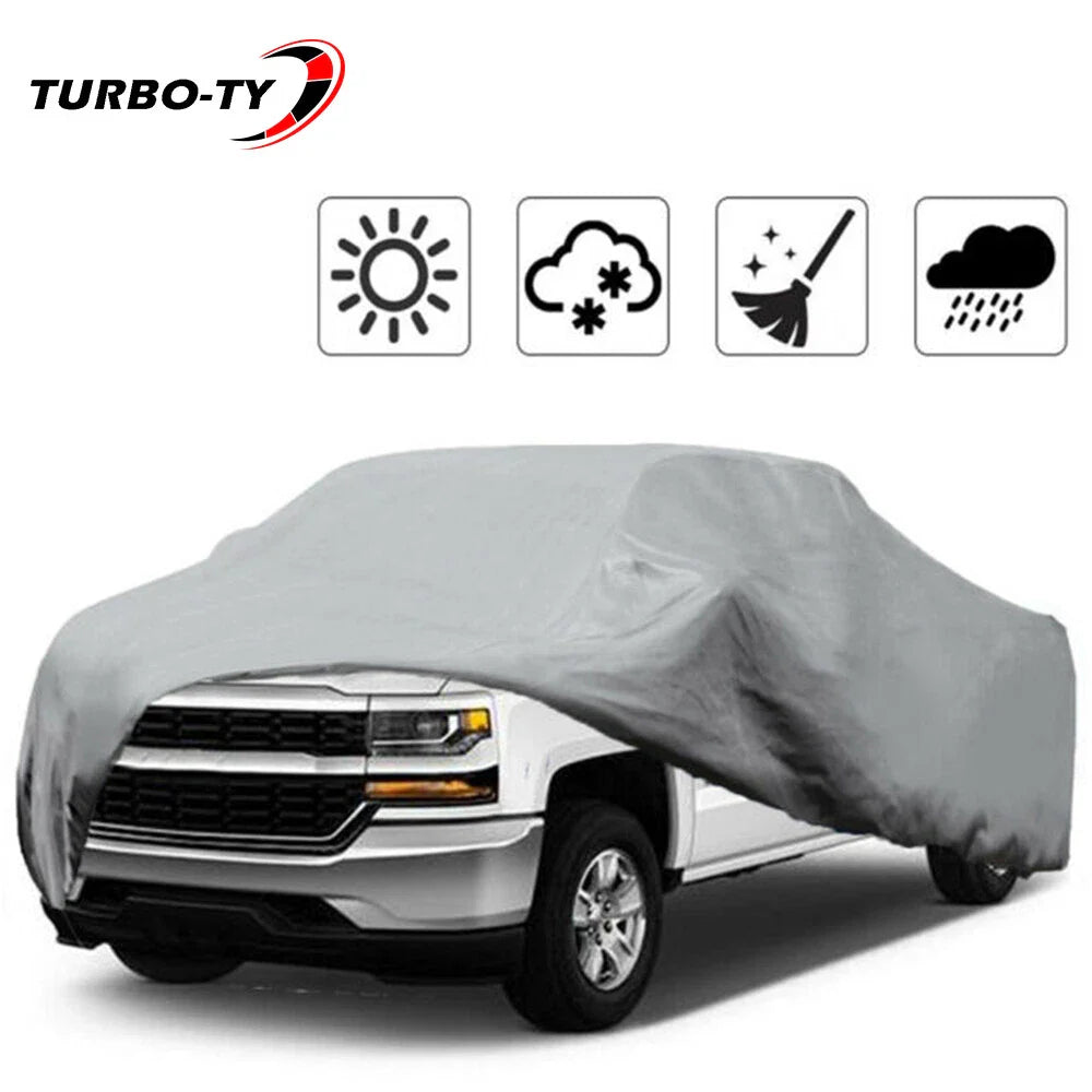 Universal Pickup Truck Cover Outdoor Waterproof UV Rain Dust Protection Breathable Full Truck Cover
